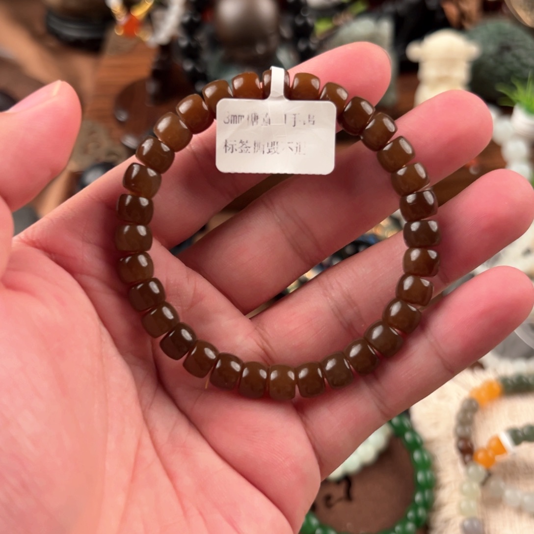 和田玉未镶嵌颈饰046