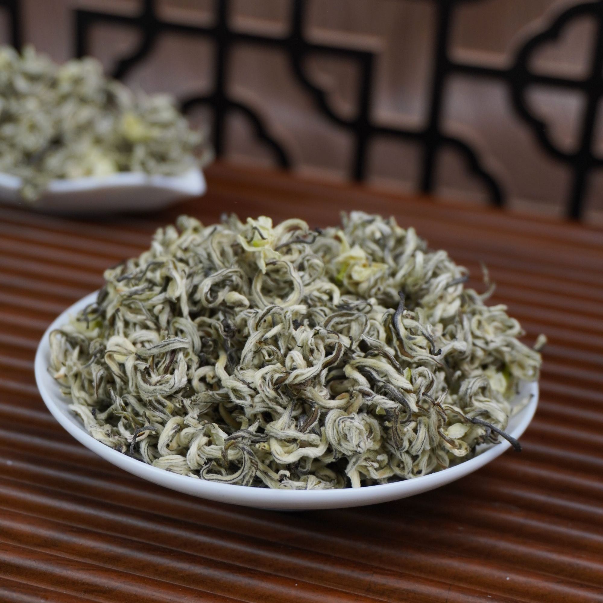 【甘露飘雪】2025年新茶 茉莉花茶九窨传统杀青工艺浓香型耐泡回甘