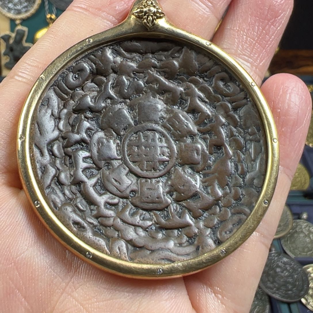 九宫八卦牌紫金利马二缺小憨雄包金