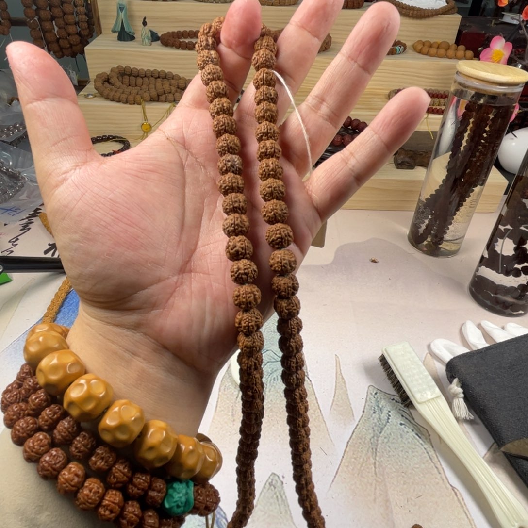 金刚菩提手串原皮梅花598