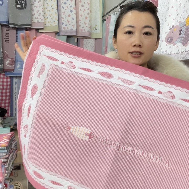 棉特价促销粉色小鱼