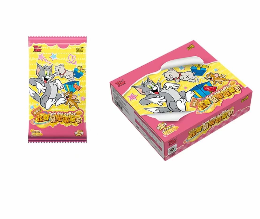 【D玩法合集】卡游猫和老鼠欢喜冤家追趣包第二弹收藏卡-默认代拆