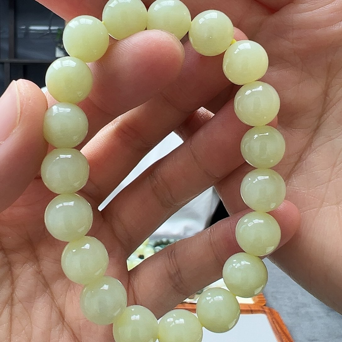 手链未镶嵌和田玉10黄口