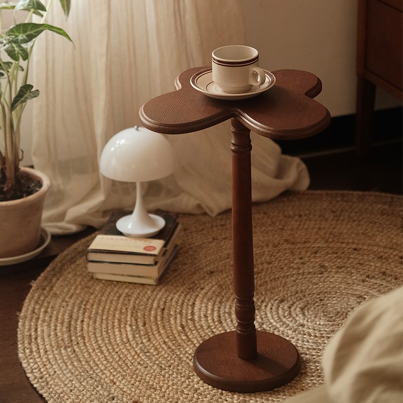 法式复古小桌子沙发蝴蝶小边几茶几现代简易家用轻奢高级感床头桌