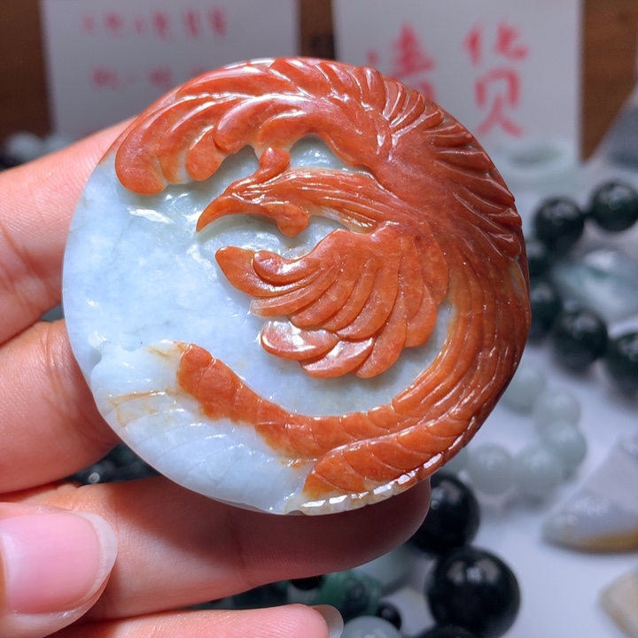 翡翠未镶嵌颈饰保真天然A货翡翠