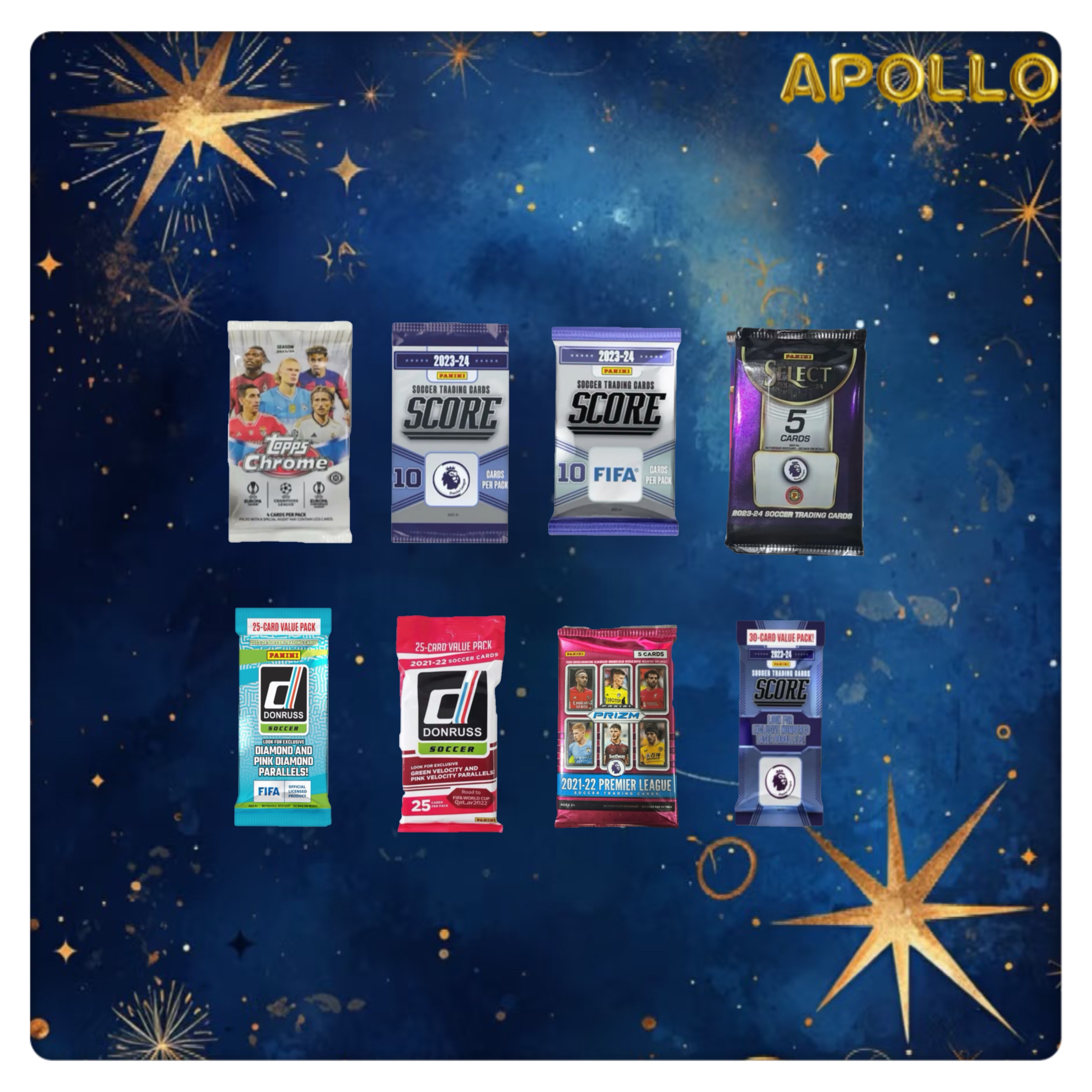ToppsPanini足球球星卡盲盒推推乐