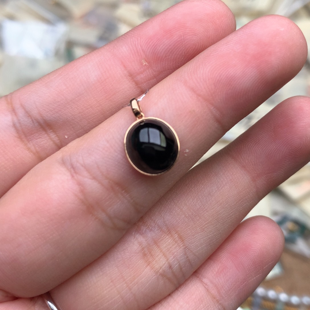 【闪购商品】18K金镶嵌挂件翡翠一