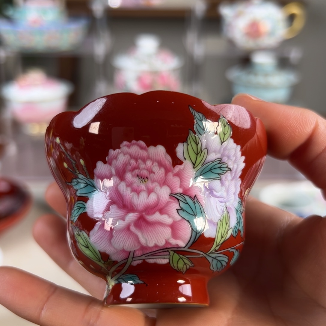 纯手工手绘 高端茶器