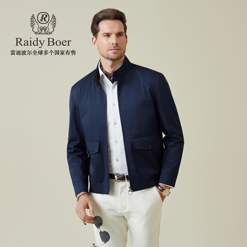 【老钱风】雷迪波尔外套男款春秋2025新款意式休闲夹克外套男3540