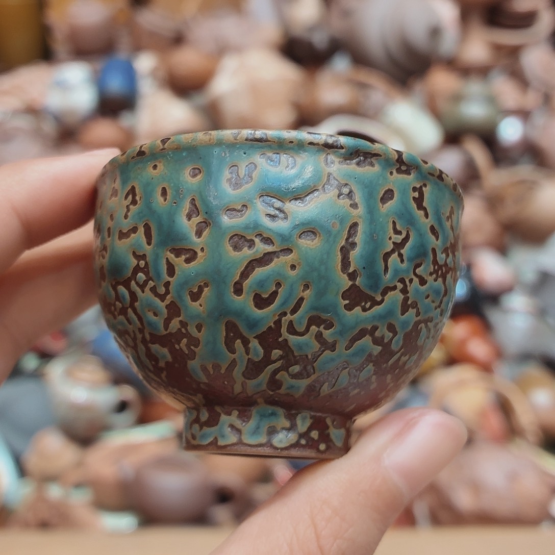 瓷器柴烧老岩泥茶器皿