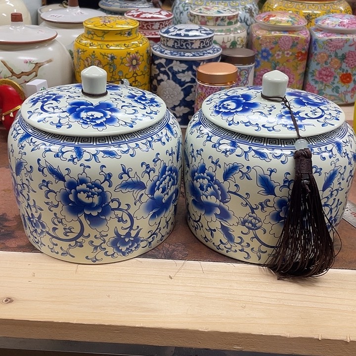 陶瓷罐茶叶罐密封罐储物罐