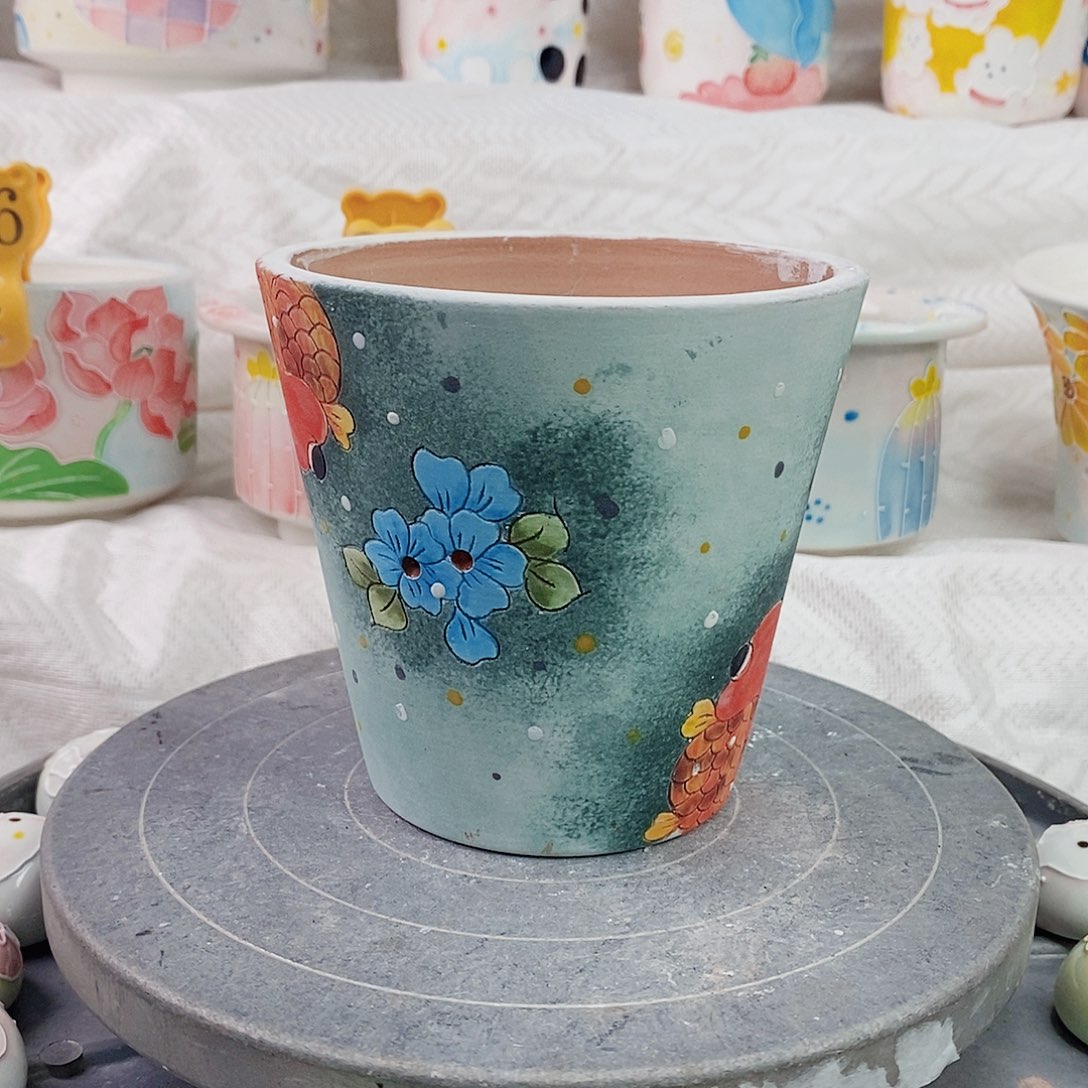 手绘手工制作陶瓷05