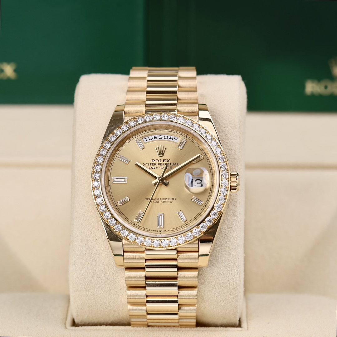 95新 Rolex/劳力士 228348 18K黄金 40mm 2021年3月保卡