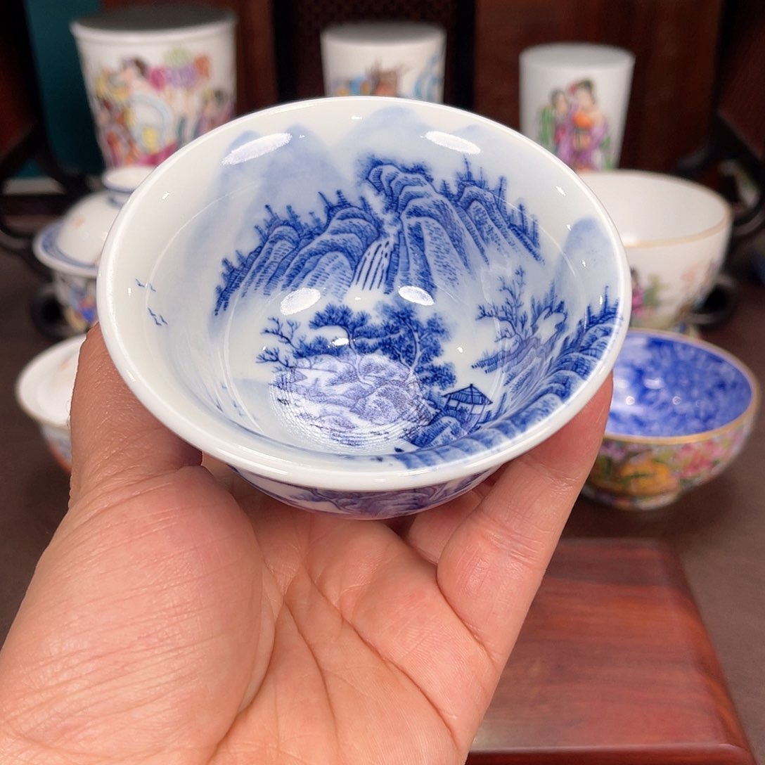 杯景德镇瓷器全手工制作