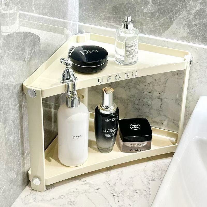 三角形两层置物架卫生间家用