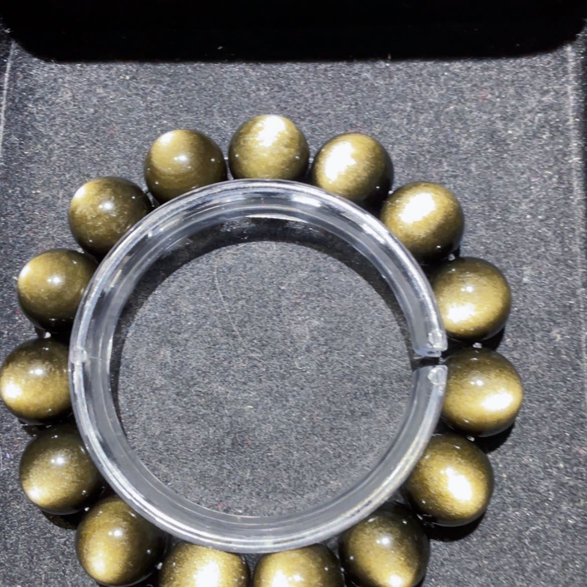 【闪购商品】黑曜岩手链未镶嵌宁****辰