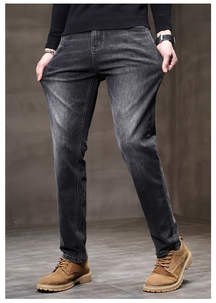 上班断码瑕疵穿男牛仔裤3