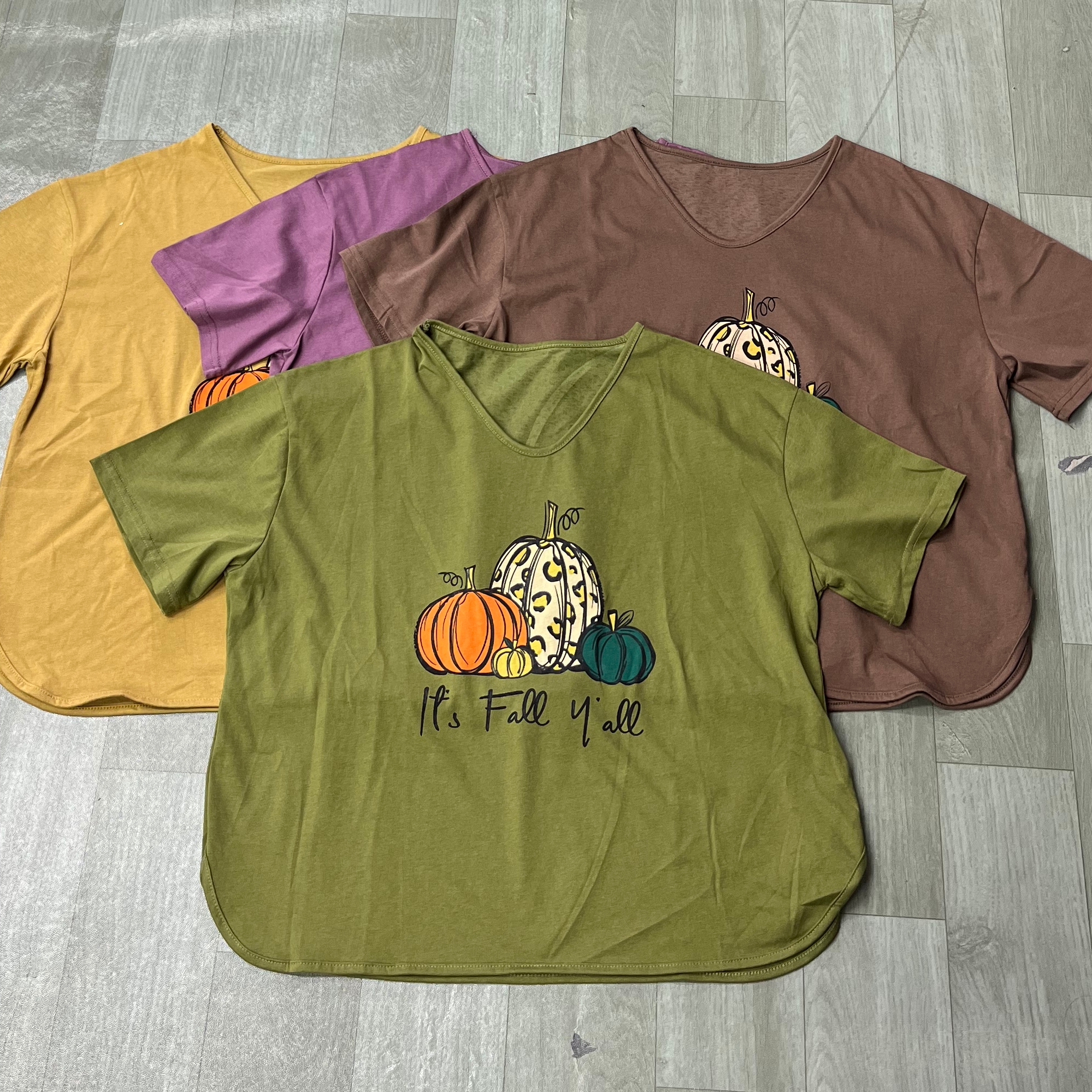 6686夏季新款宽松休闲百搭南瓜冰棉T恤