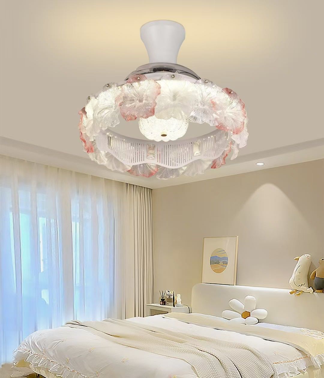 风扇灯大全吸顶式LED亮度好无频闪护眼光源