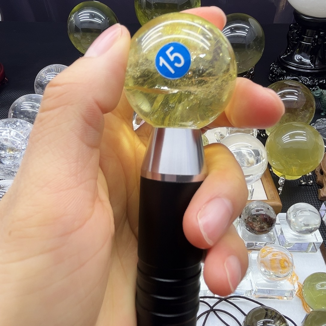 未镶嵌珠宝半成品水晶3.88公分