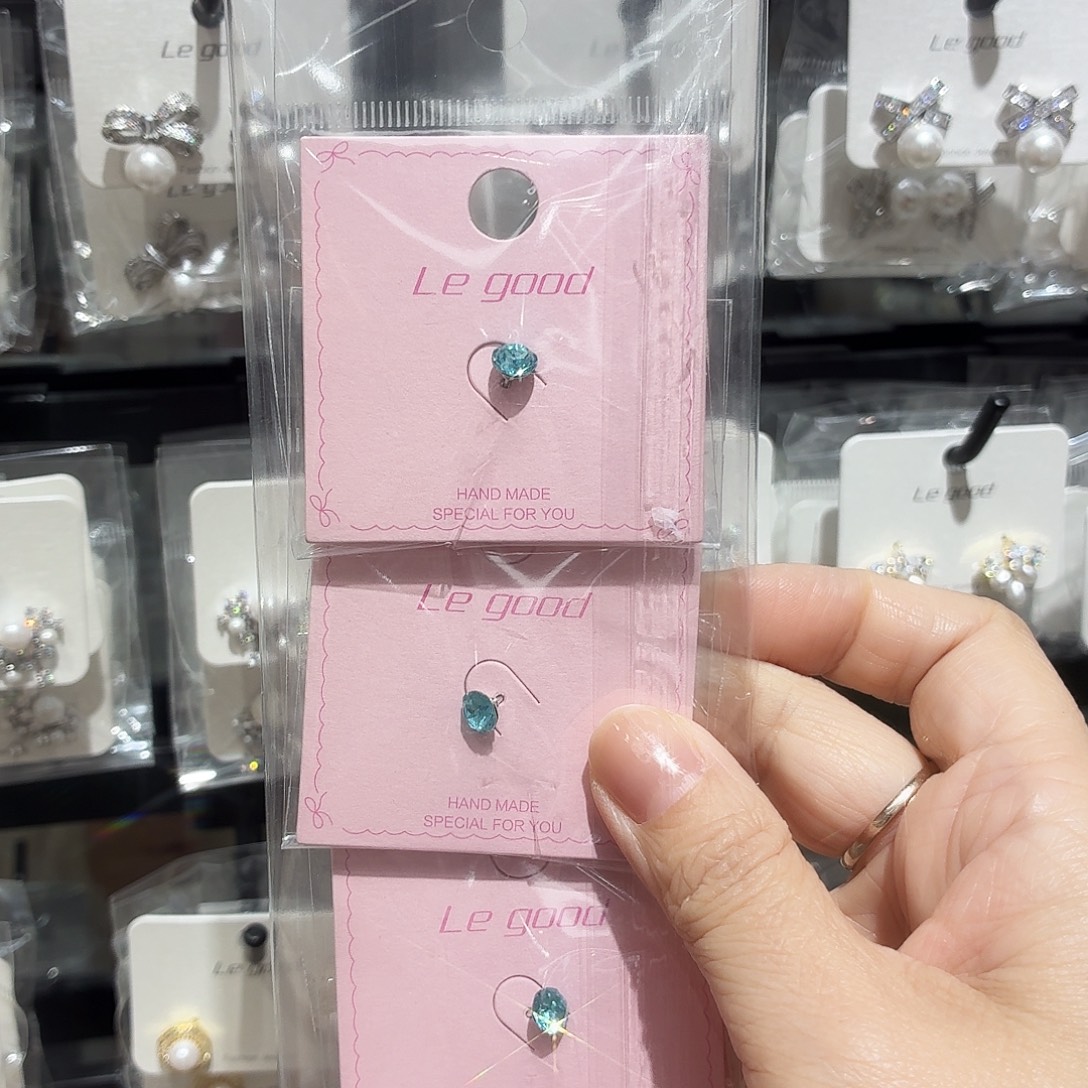 琉璃纯铜合金耳骨钉