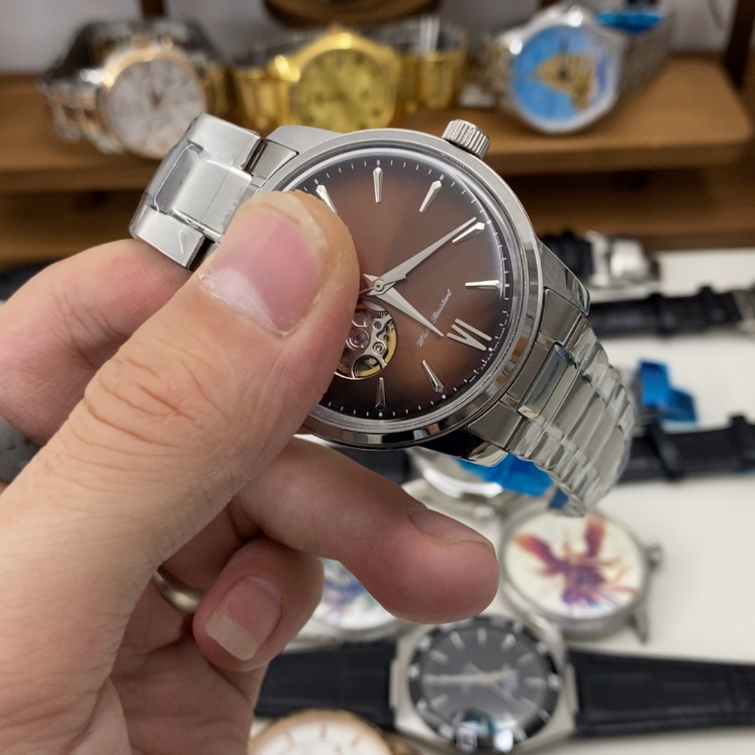 钢锻造碳机械机芯狮子咖色