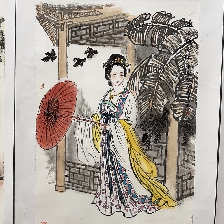 国画花鸟等多种鸟类的栖息环境70.45