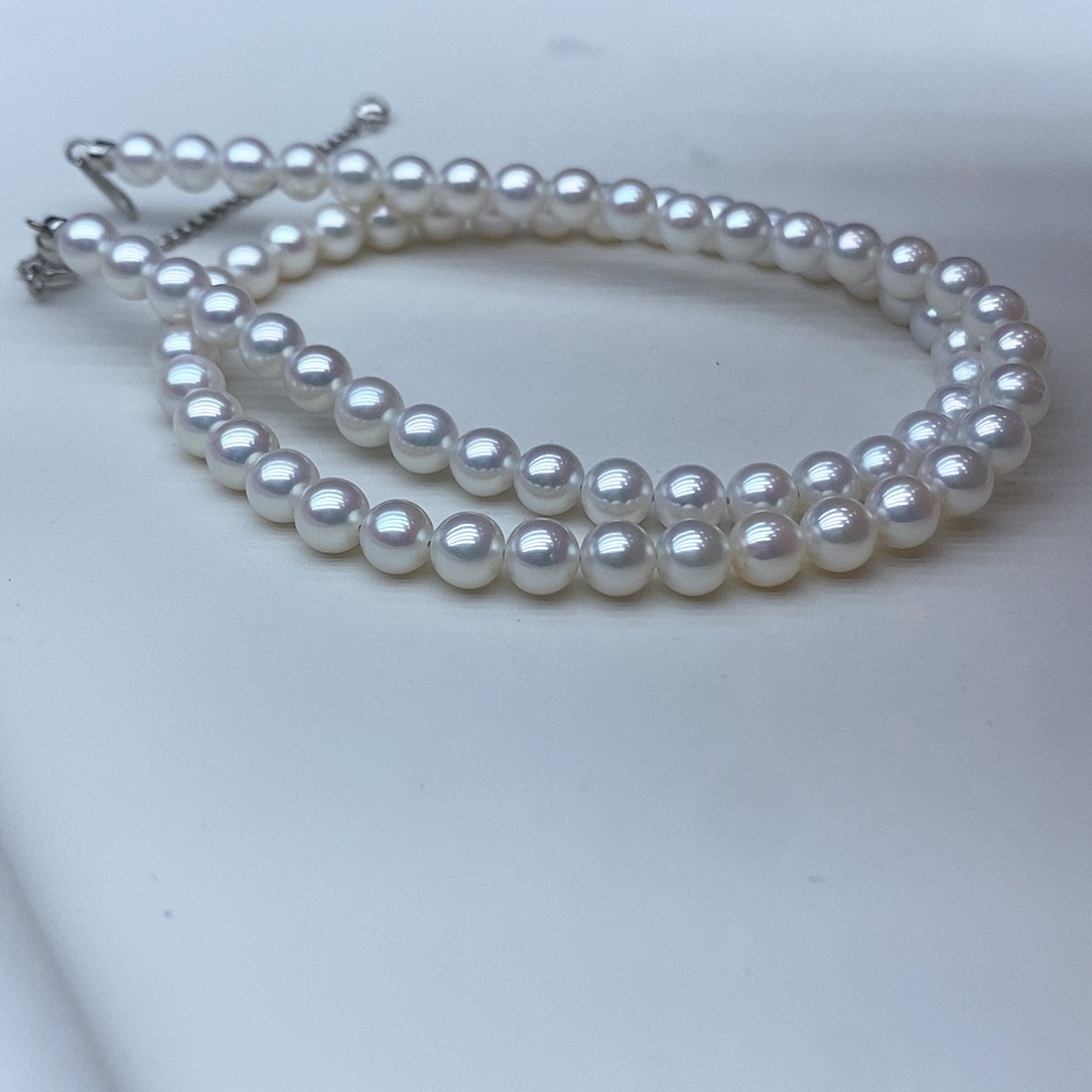 淡水珍珠颈饰银S925镶嵌