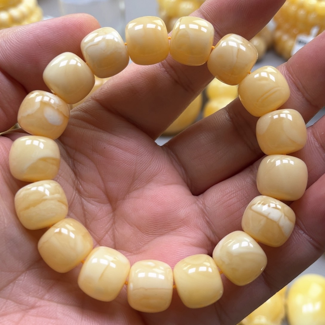 琥珀手链未镶嵌手串