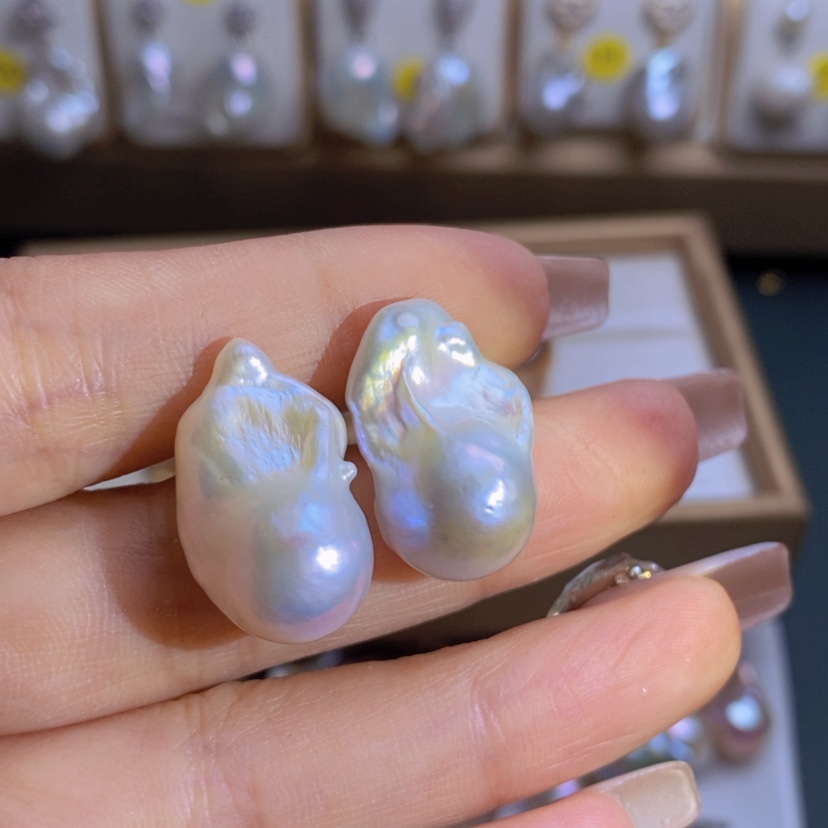 【闪购商品】淡水珍珠天然珍珠（微瑕）银S925镶嵌