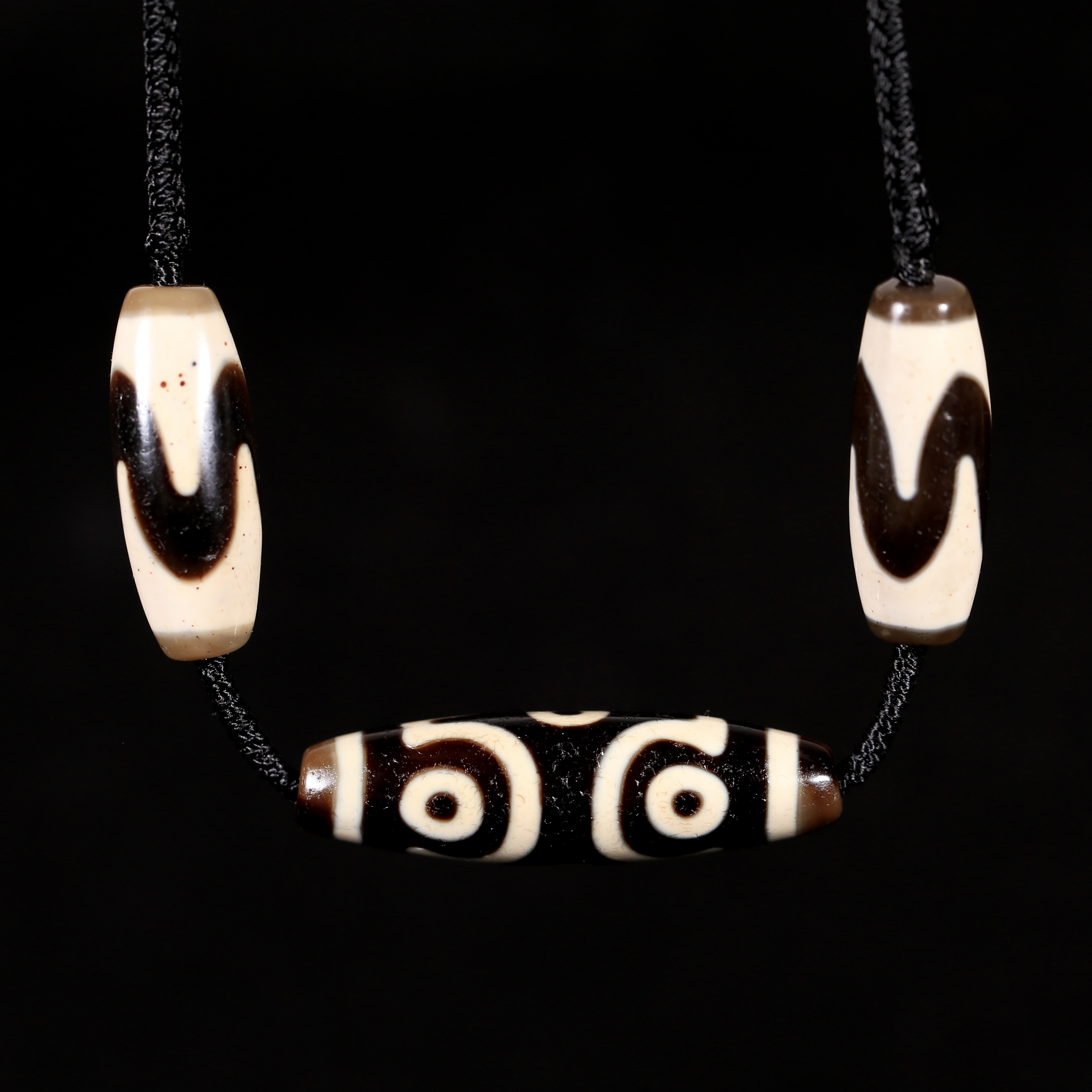 爆红砂台珠任晓攀亲工老超顶料十字金刚六眼虎芽天珠套装锁骨颈饰