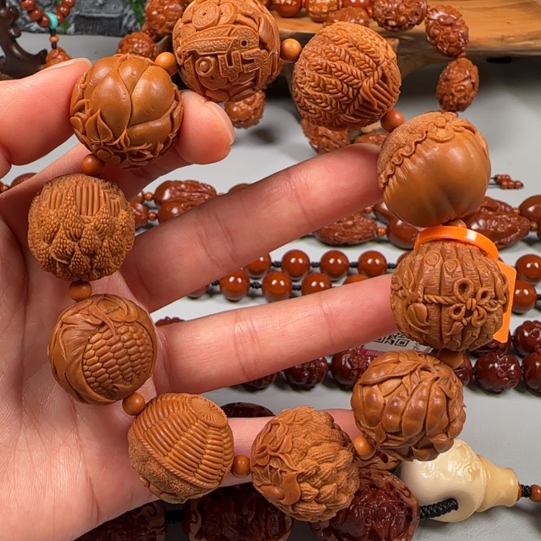 吊坠橄榄核24五谷丰登