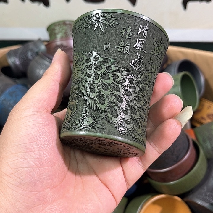茶杯紫砂全手工紫砂主人杯