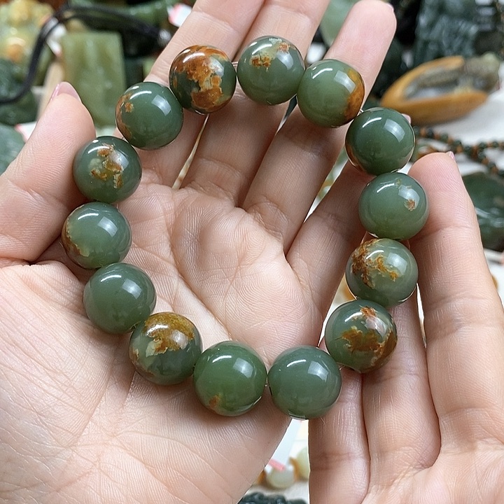 未镶嵌手链和田玉翼*