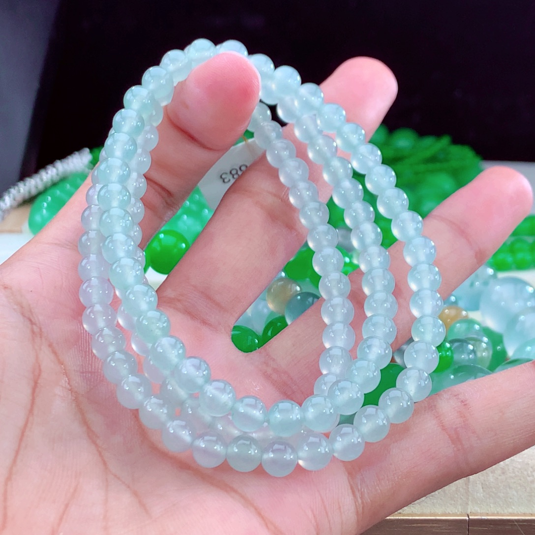 未镶嵌手链翡翠翡翠