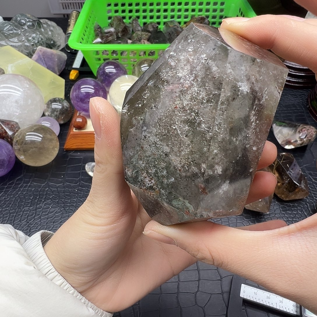 q***p未镶嵌珠宝半成品水晶490水晶