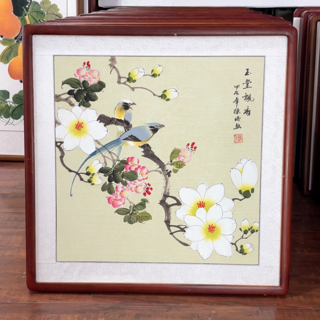 国画带框尺寸63*63厘米