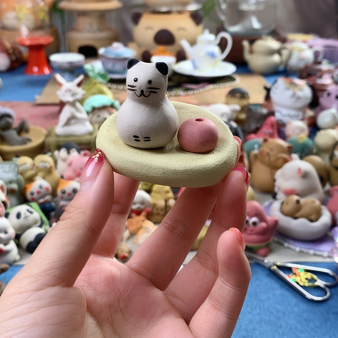 紫砂茶宠手工制作