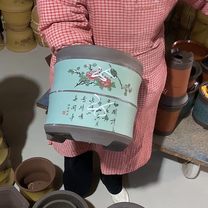 紫砂花盆紫砂花盆