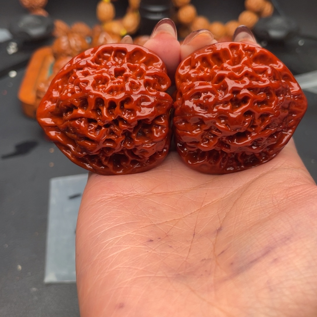 文玩核桃把件官帽