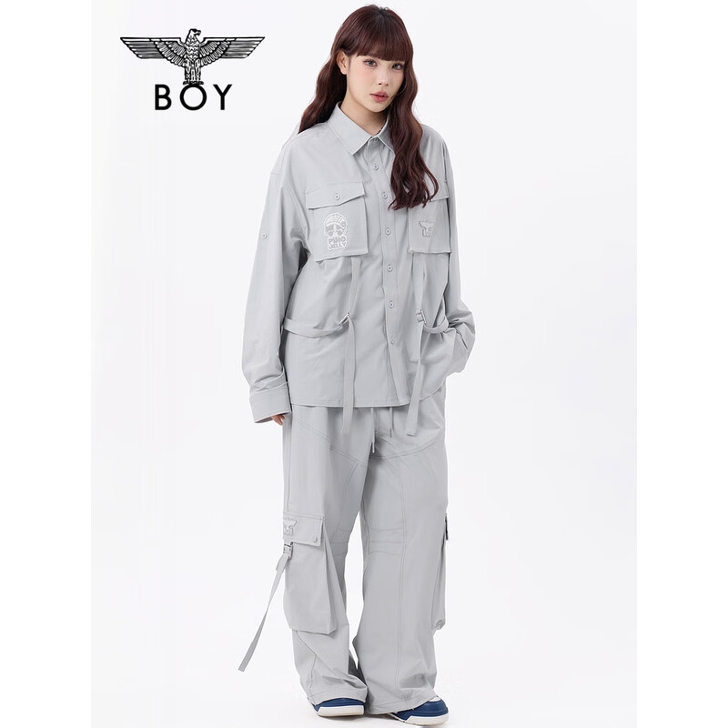 BOY LONDON25秋季直筒休闲裤朋克潮牌长裤N34045