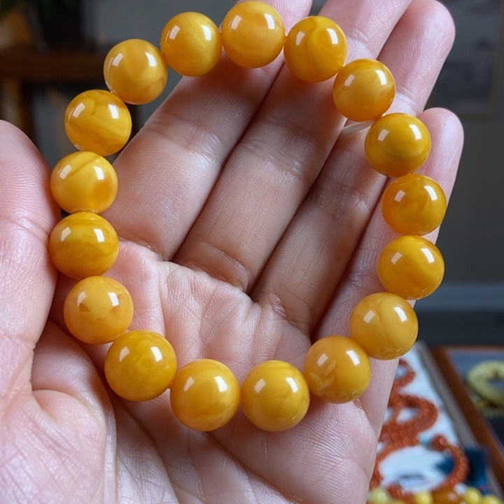 琥珀手链未镶嵌蜜蜡手串12