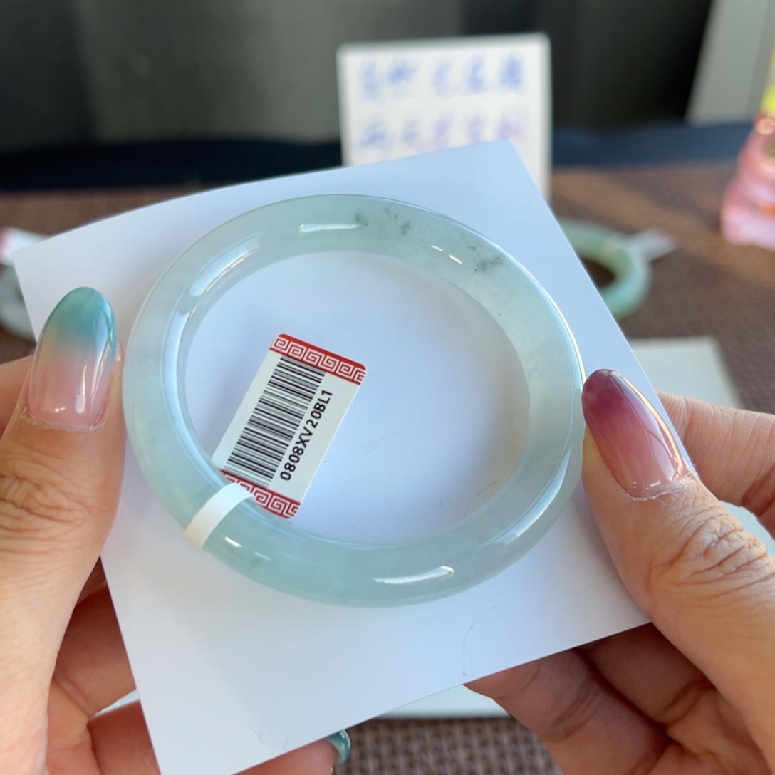 翡翠未镶嵌手镯15号 51.5