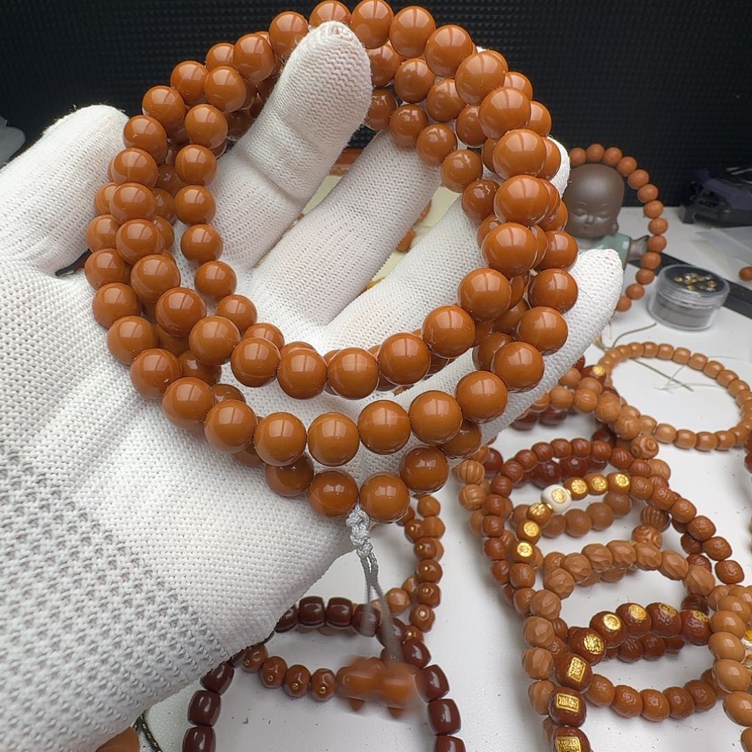 猴头核桃吊坠全品正圆108