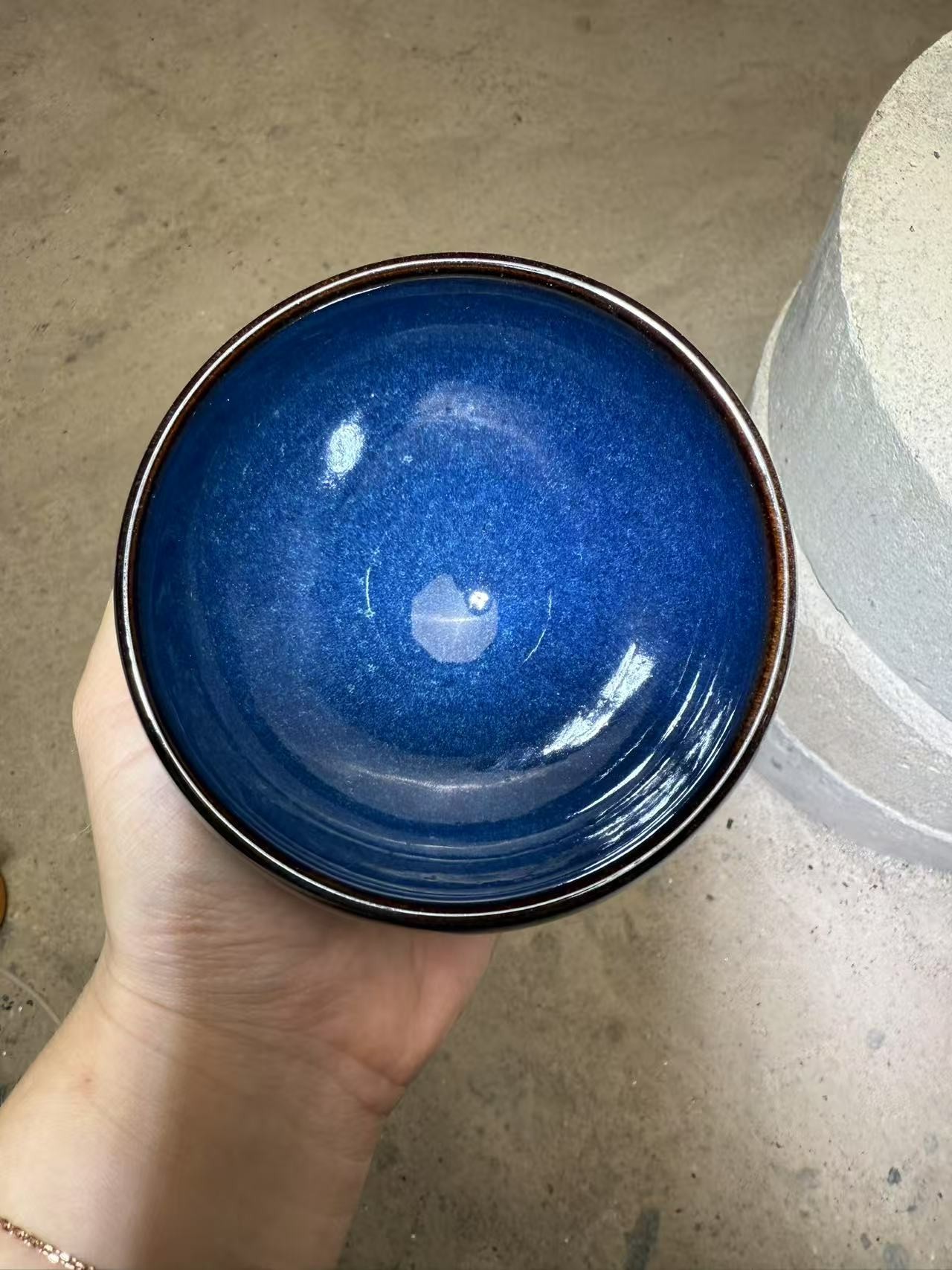 茶器茶杯 回蓝 钵型
