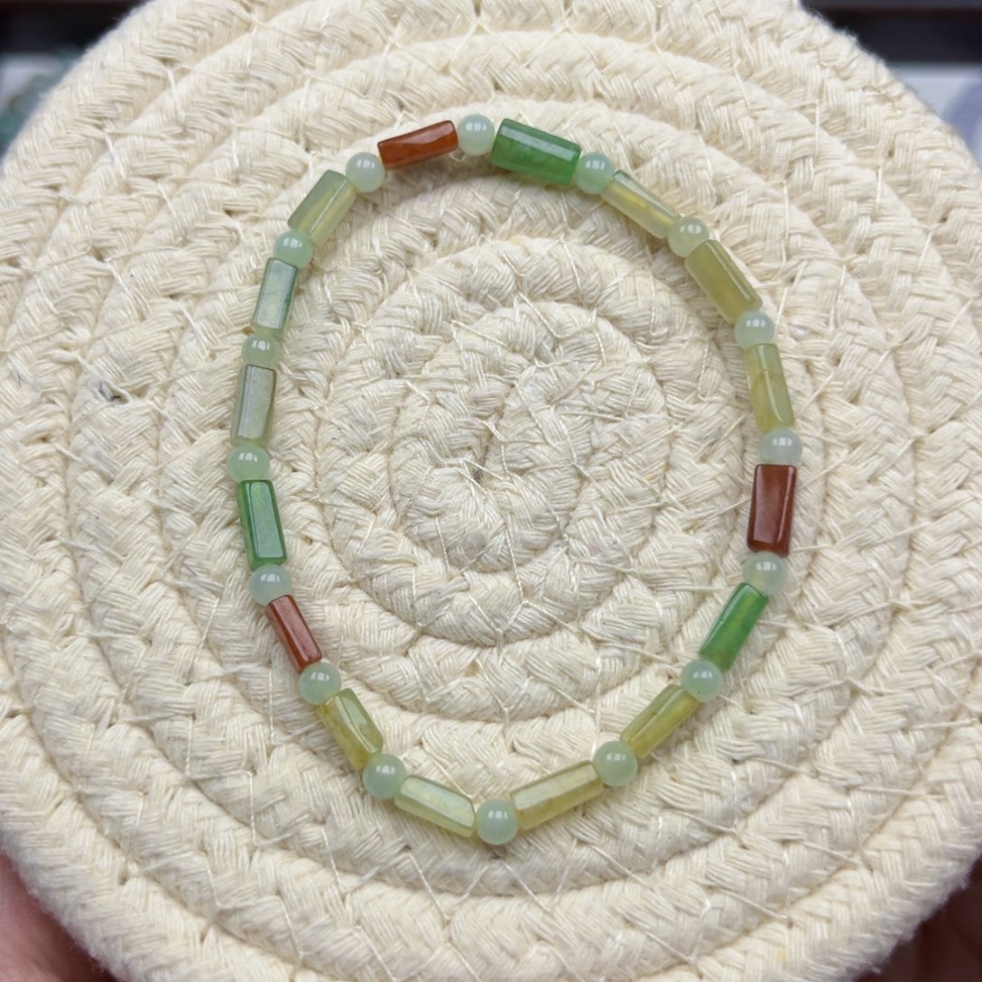 未镶嵌手链翡翠翡翠