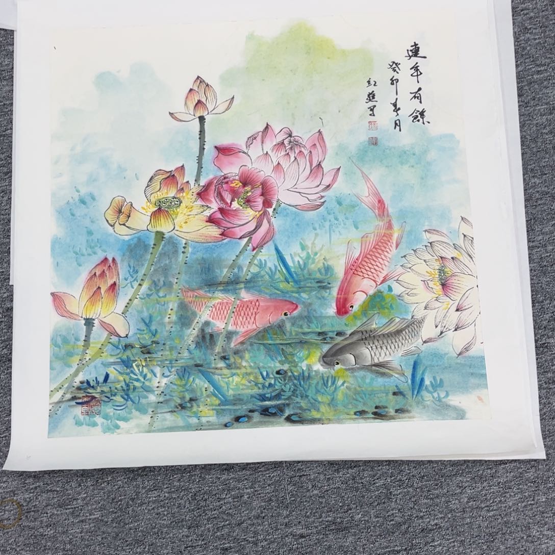 国画绘画刘老师作品68.68