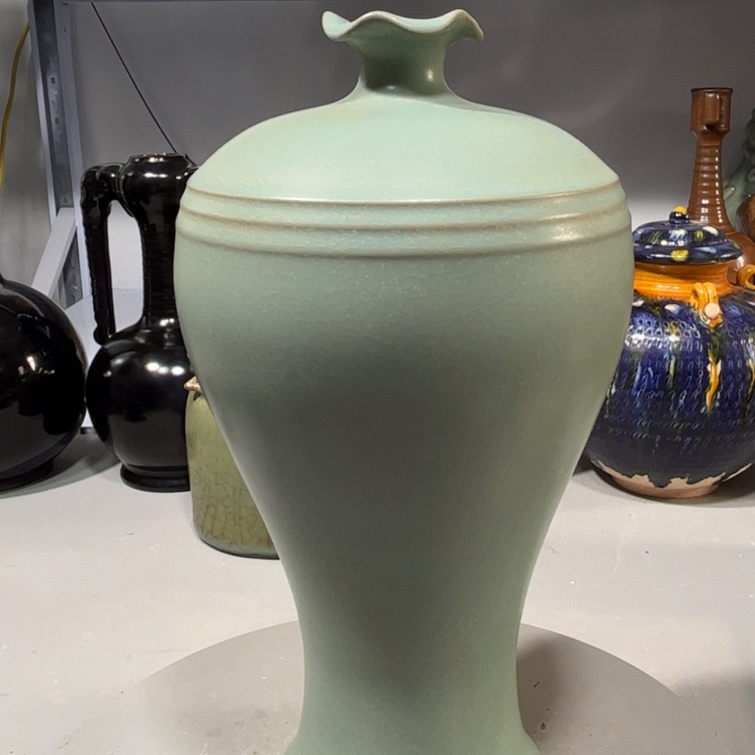 瓶良*汝窑瓶子品相完美