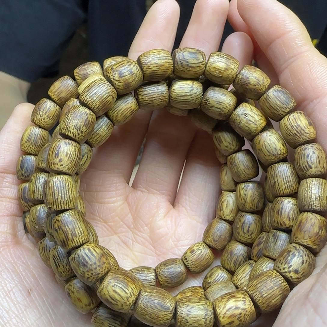 沉香碎屑沉香+0.8鼓珠单圈5克加多样性发一