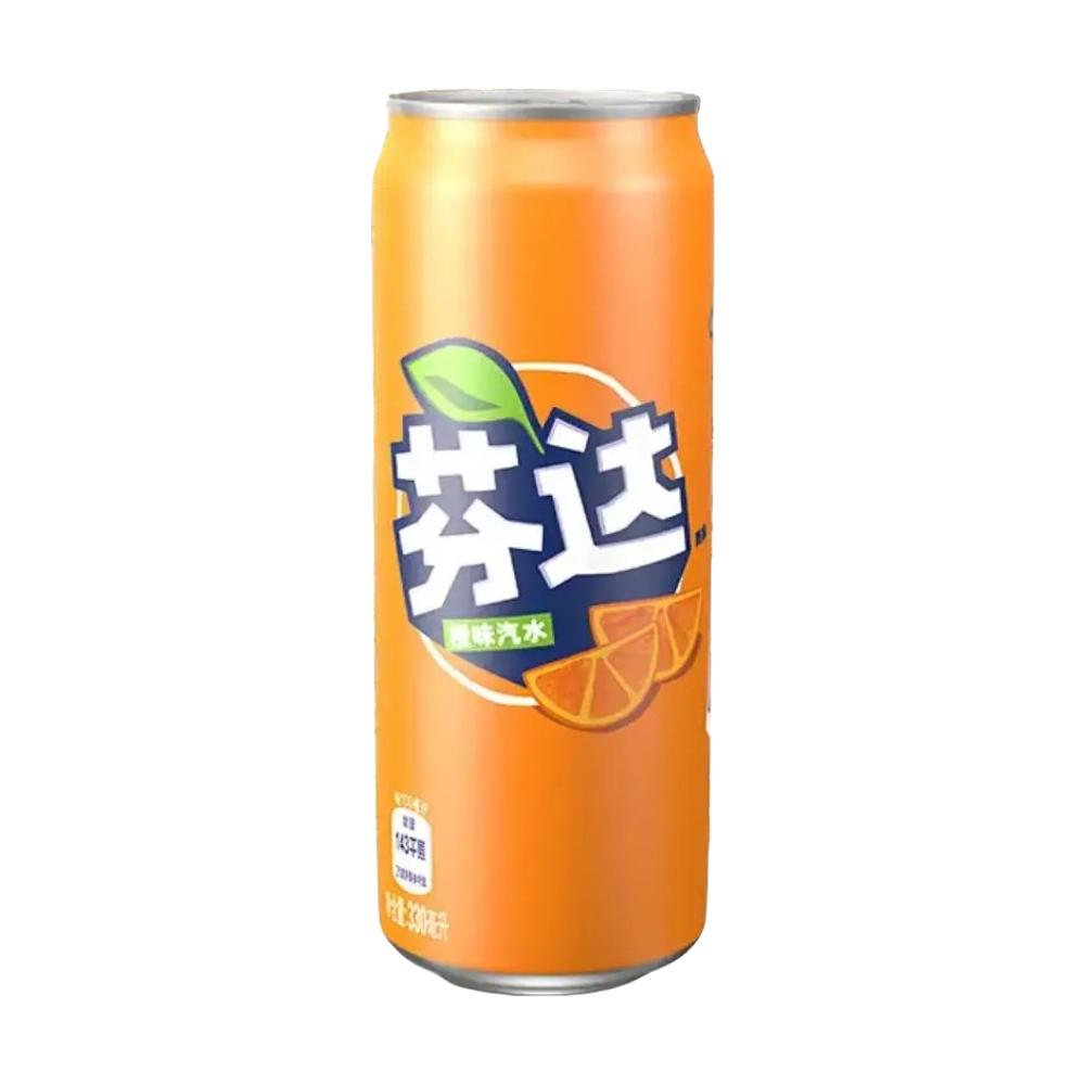 Fanta/芬达橙味汽水330ml/罐